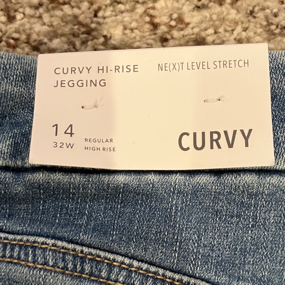 American Eagle Cury Hi-Rise Jegging Denim Jeans NWT - Picture 4 of 8